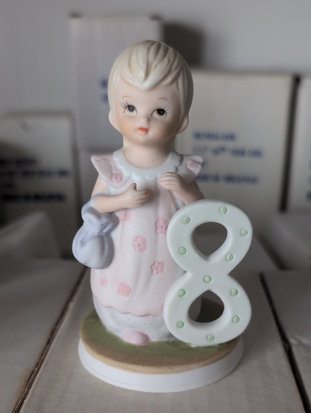 The Christopher Collection By Lefton Figurine with Number 8